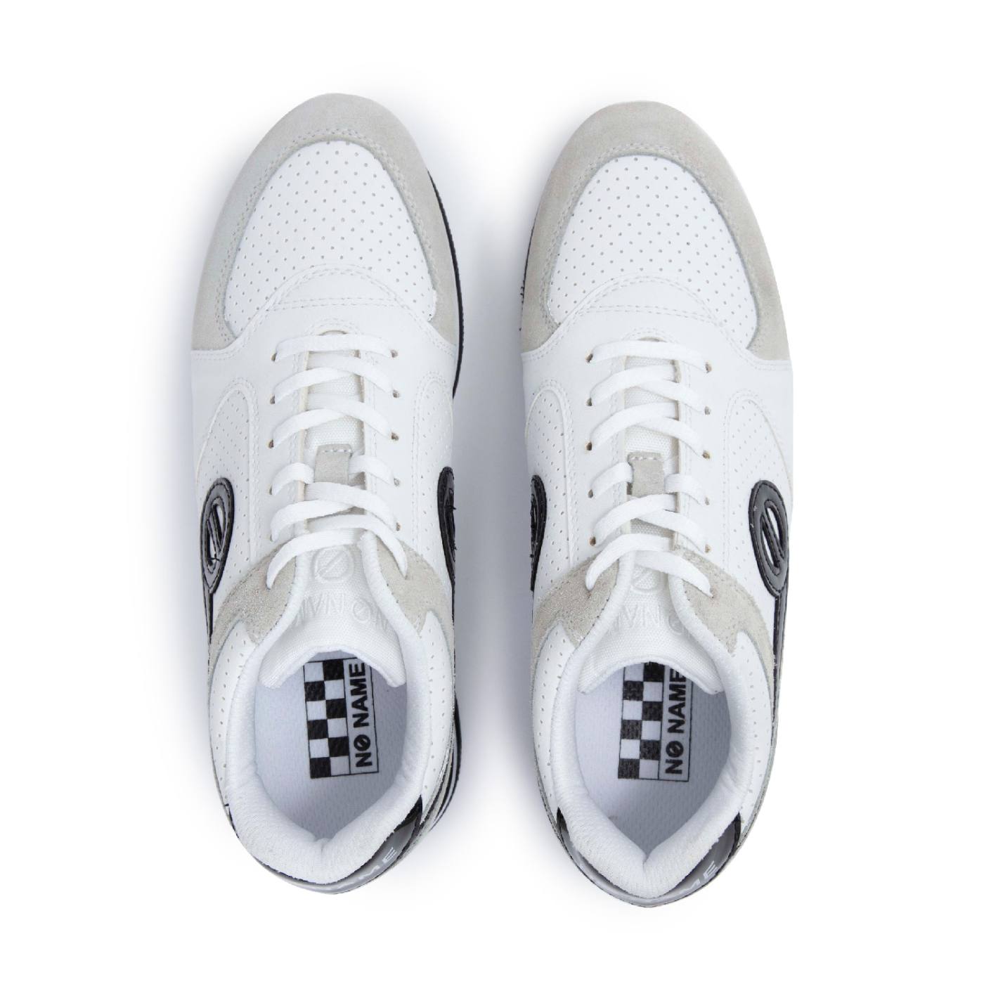 PARKO JOGGER - NAP.PERF/SUEDE - BIANCO